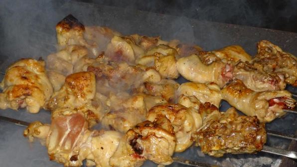 шашлык из окорочков