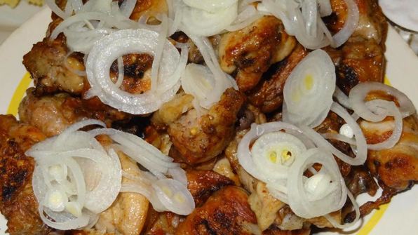 шашлык из окорочков