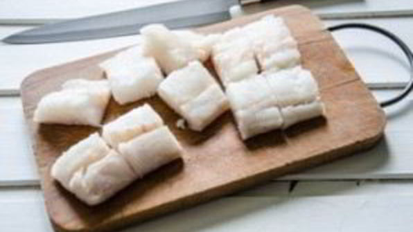 шашлык из рыбы трески