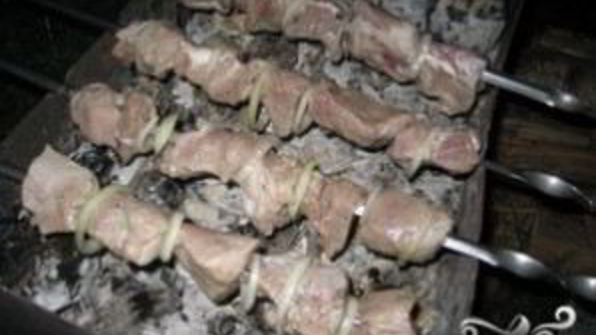 шашлык из свинины в вине