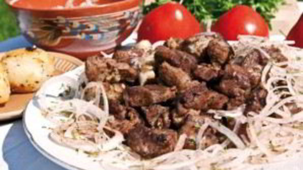 шашлык из свинины в вине