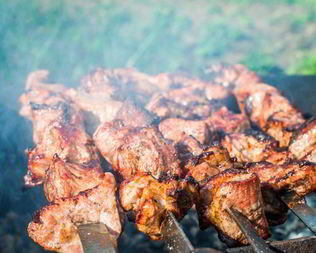 Шашлык по-горски из свинины