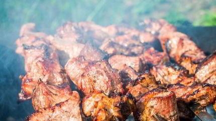 Шашлык по-горски из свинины