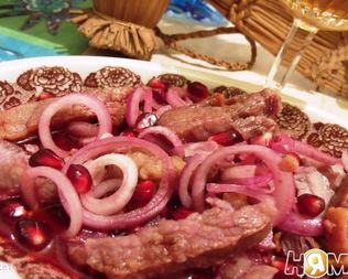 Шашлык с гранатовым соком