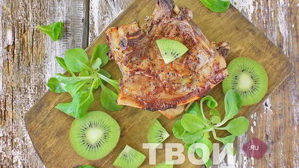 Шашлык с киви