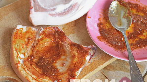 шашлык с киви