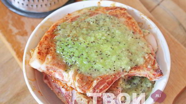 шашлык с киви