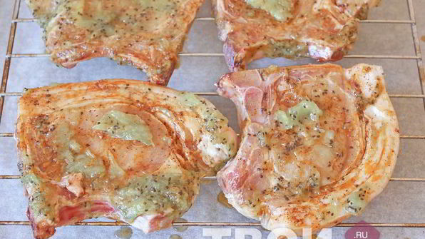 шашлык с киви