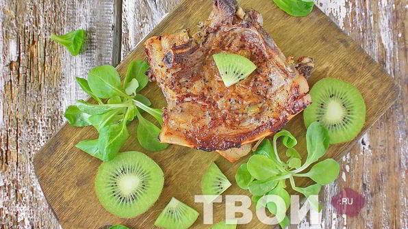 шашлык с киви