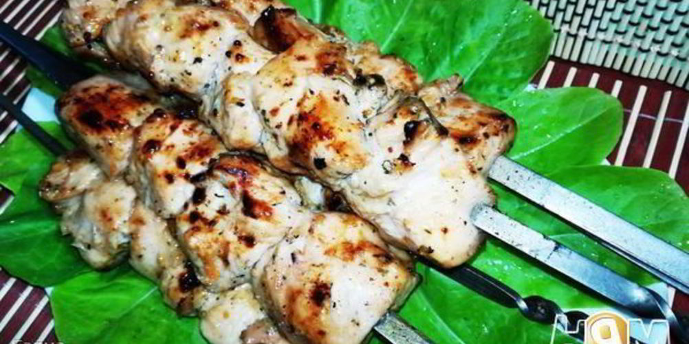 Рецепт шашлыка в апельсиново-абрикосовой глазури