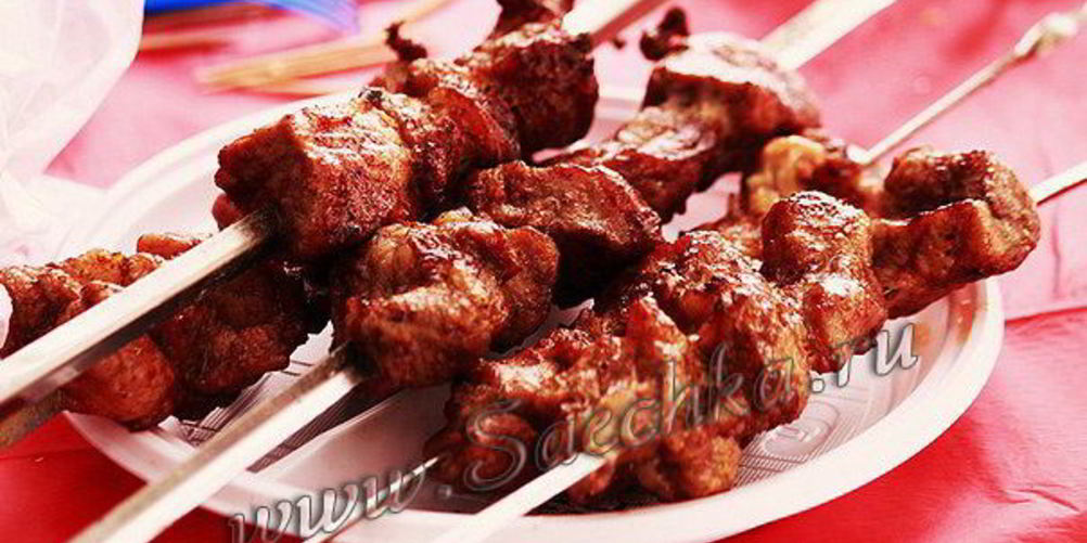 Рецепт шашлыка в восточном маринаде