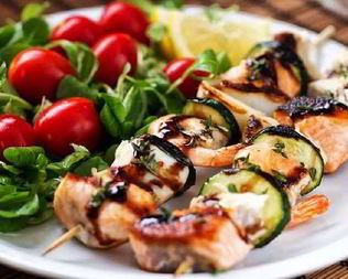 Шашлыки из морепродуктов