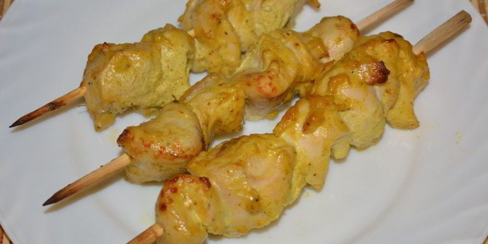 Рецепт сочного шашлыка из курицы