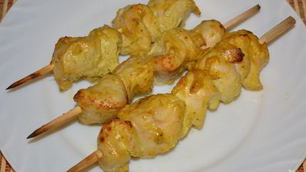 Сочный шашлык из курицы