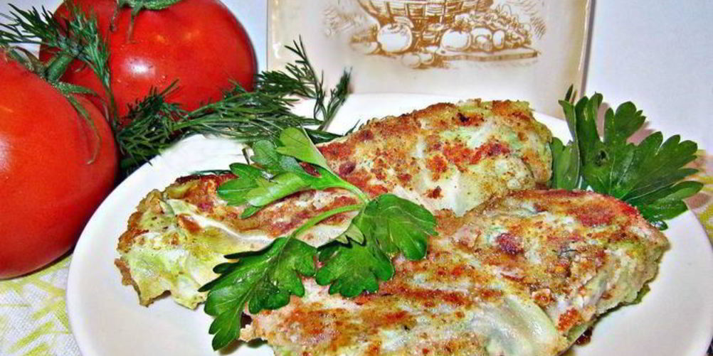 Рецепт пикантных шницелей из молодой капусты