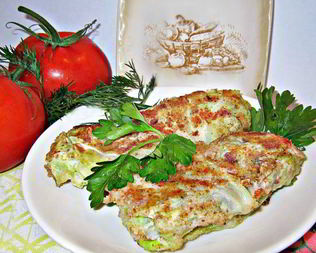 Пикантные шницели из молодой капусты