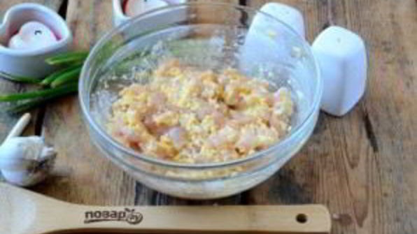 рубленые шницели из курицы с сыром