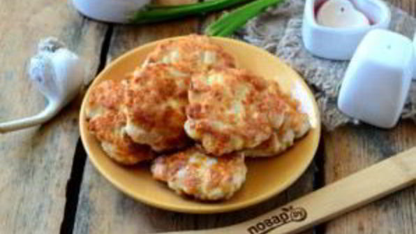 рубленые шницели из курицы с сыром
