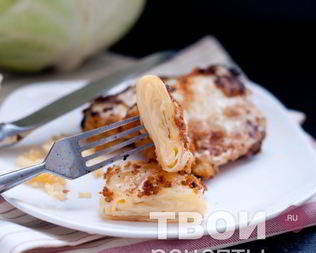 Шницель из капусты