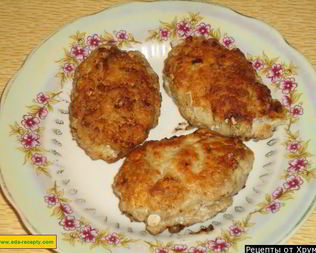 Шницель рубленый из свинины