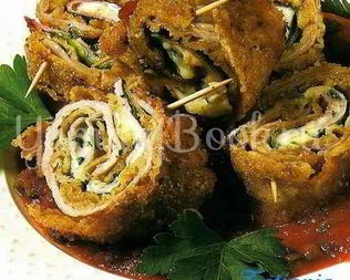 Шницели алла миланезе фаршированные