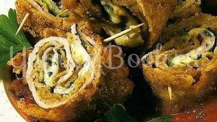 Шницели алла миланезе фаршированные