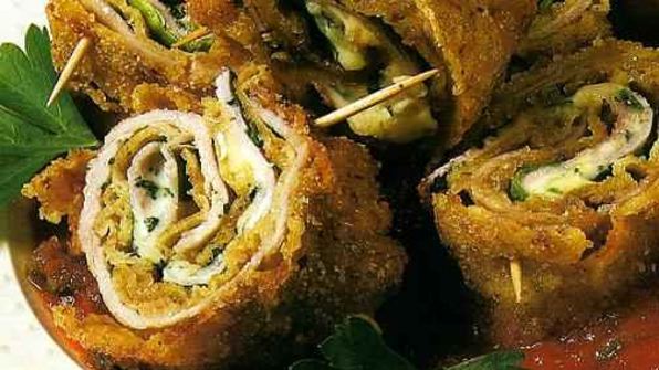 шницели алла миланезе фаршированные