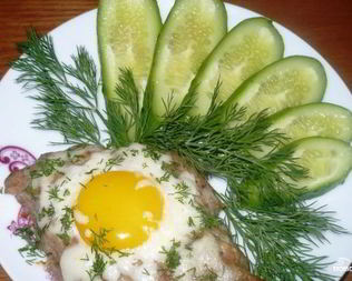 Свиной шницель в духовке