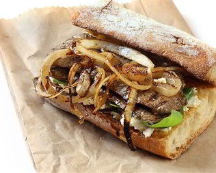 Говяжьи стейки в багете