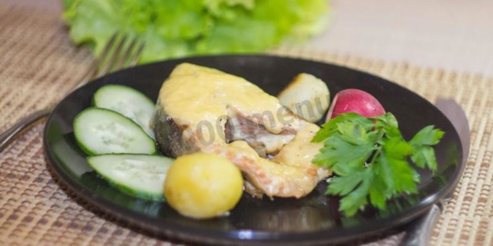 Рецепт стейка из горбуши в духовке