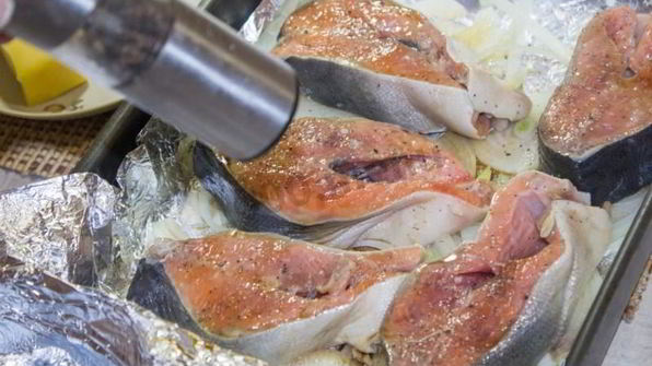 стейк из горбуши в духовке