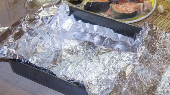 стейк из горбуши в духовке