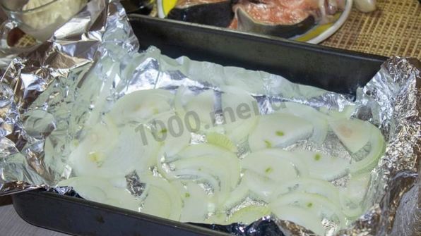 стейк из горбуши в духовке