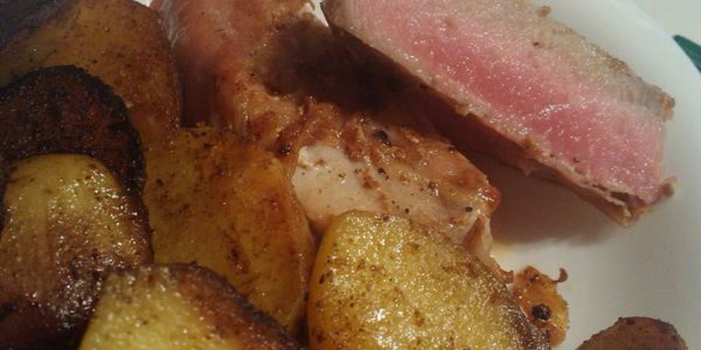 Рецепт стейка из тунца с прошутто