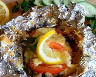 Стейк кеты в духовке