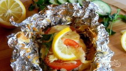 Стейк кеты в духовке