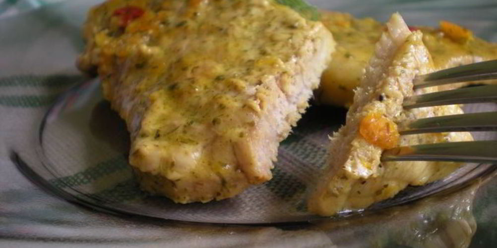 Рецепт стейка по-карибски в маринаде с апельсинами и чили