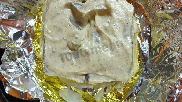 стейк зубатки в духовке