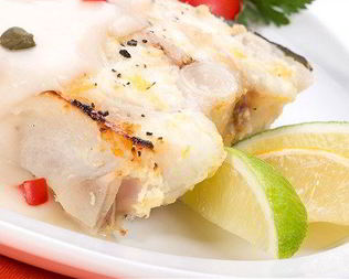 Стейки из палтуса в перце на гриле