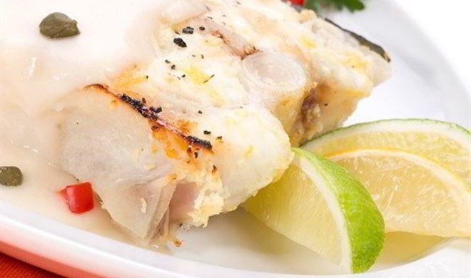 Стейки из палтуса в перце на гриле