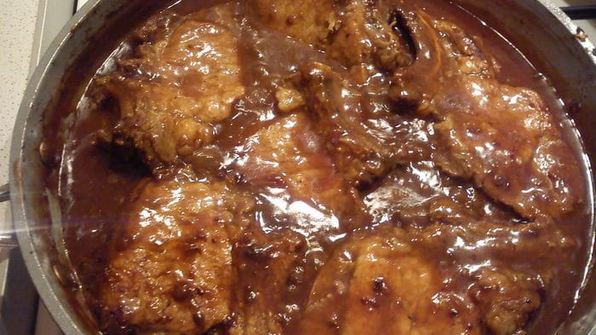 стейки с мадерой