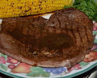 Стейки в бальзамической глазури