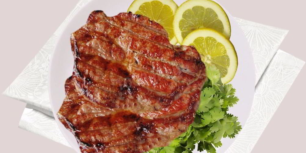 Рецепт свиного стейка в маринаде из кефира