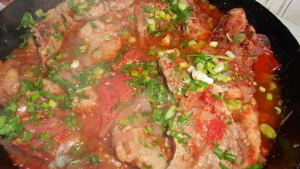 Свиные стейки в восточном стиле