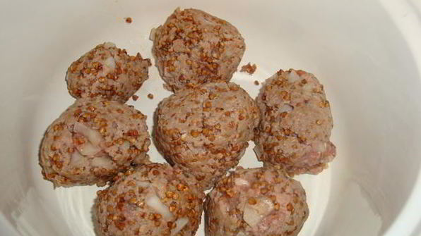 гречневые тефтели