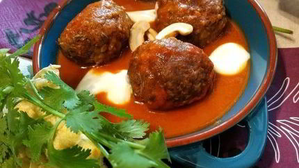 Индийские тефтели с чечевицей