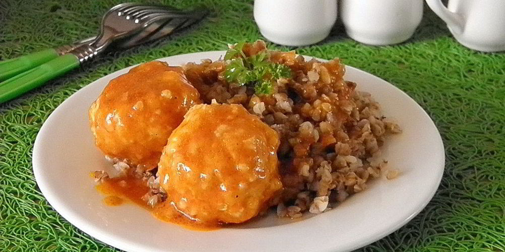 Рецепт куриных тефтелей с подливкой