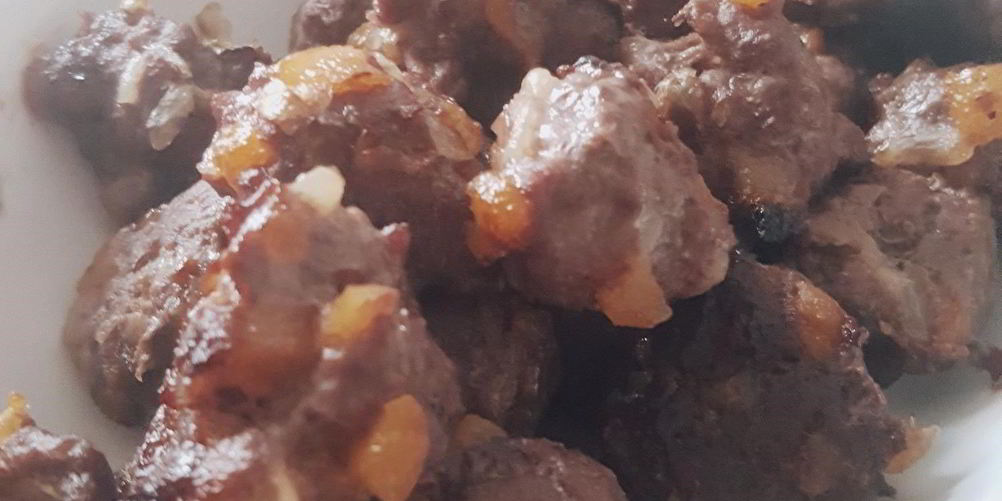 Рецепт мясных тефтелей с курагой