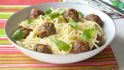 Паста с тефтелями