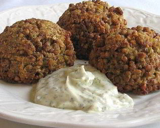 Постные гречневые тефтели с грибами